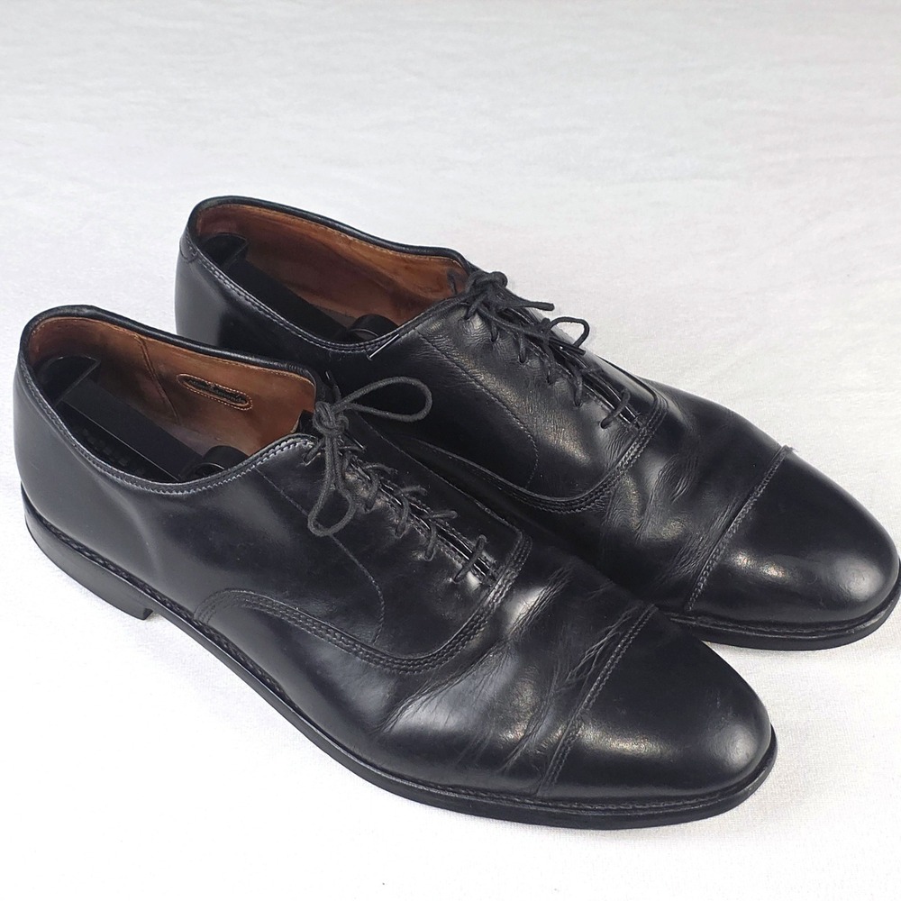 Allen Edmonds Park Avenue Black Men Oxford Dress Shoes 5615 Size 13 D